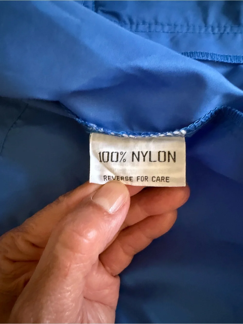Vintage Eddie Bauer Bright Blue Men's Windbreaker Jacket